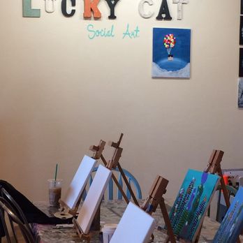 Lucky Cat Social Art - Art Classes Near Me
