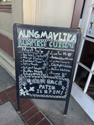 Menu photo 4 Aung MayLiKa Benicia, CA