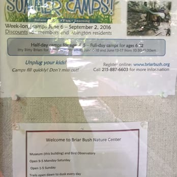 Briar Bush Nature Center - Summer camps & hours - Museums Near Me - Abington, Pennsylvania Briar Bush Nature Center - Summer camps & hours - Museums Near Me - Abington, Pennsylvania