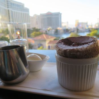 Scarpetta - Chocolate Souffle with a view - Italian Near Me - Las Vegas, Nevada Scarpetta - Chocolate Souffle with a view - Italian Near Me - Las Vegas, Nevada