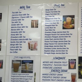 Tea Boba - Menu - Bubble Tea Near Me - Maplewood, Minnesota