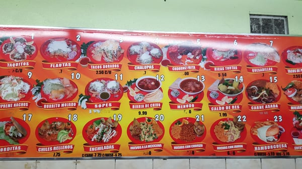 Menu photo 1 El Senor Taco Los Angeles, CA