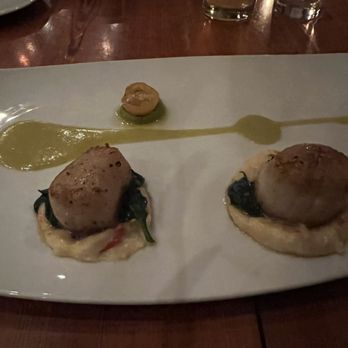 Bliss - Scallops and grits. - New American Near Me - San Antonio, Texas Bliss - Scallops and grits. - New American Near Me - San Antonio, Texas