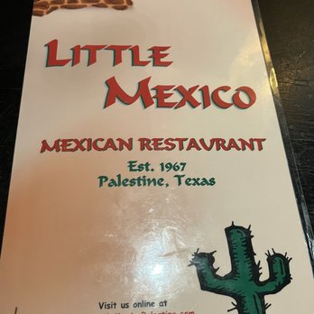 Little Mexico - Menu cover - Mexican Near Me - Palestine, Texas Little Mexico - Menu cover - Mexican Near Me - Palestine, Texas
