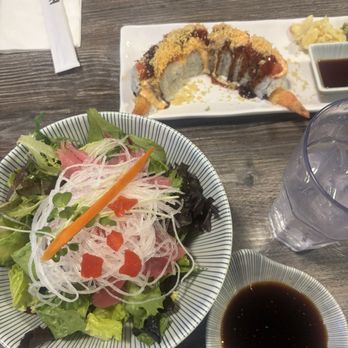 Hako - Tuna Sashimi Salad, Crunch Fire Dragon Roll - Sushi Bars Near Me - Irvine, California