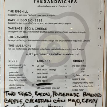 Egghill - Menu - Breakfast & Brunch Near Me - Nashville, Tennessee Egghill - Menu - Breakfast & Brunch Near Me - Nashville, Tennessee