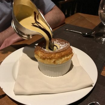 Manta - The harlequin (1/2 lilikoi, 1/2 chocolate) souffle. Superb! - Hawaiian Near Me - Kamuela, Hawaii Manta - The harlequin (1/2 lilikoi, 1/2 chocolate) souffle. Superb! - Hawaiian Near Me - Kamuela, Hawaii