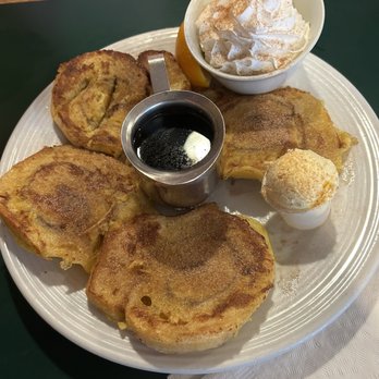 The Frog Pond - The Cinnamon Roll French Toast! - Breakfast & Brunch Near Me - St Pete Beach, Florida The Frog Pond - The Cinnamon Roll French Toast! - Breakfast & Brunch Near Me - St Pete Beach, Florida