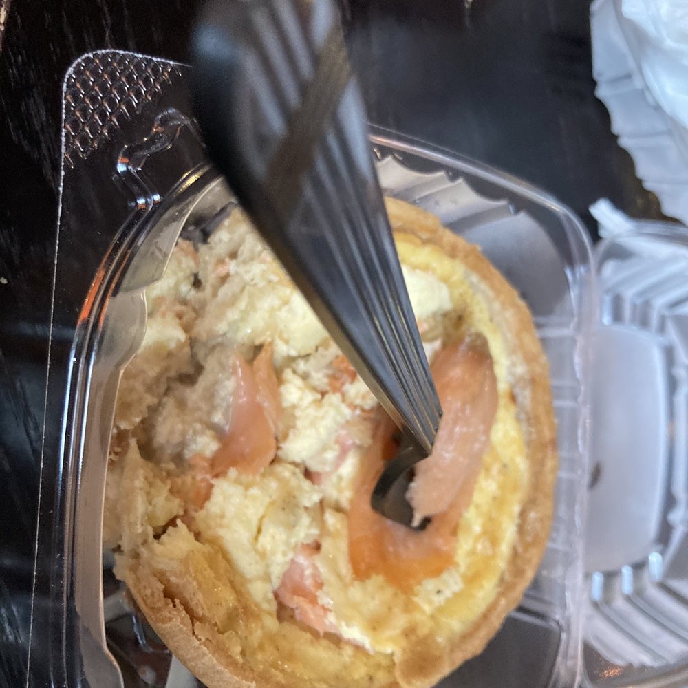 All Chocolate Kitchen - Salmon quiche. Soggy watery - Desserts Near Me - Geneva, Illinois