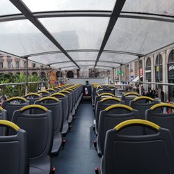 Milan Open Tour - Empty bus - as to be expected