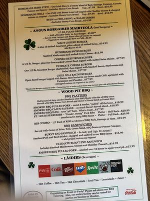 Menu photo 4 McCracken's Irish Pub & BBQ Cater Spokane Valley, WA Menu photo 4 McCracken's Irish Pub & BBQ Cater Spokane Valley, WA