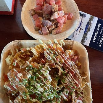 Spearfish Grille - Sushi nachos - Seafood Near Me - Sarasota, Florida Spearfish Grille - Sushi nachos - Seafood Near Me - Sarasota, Florida