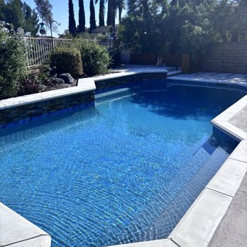 MBros Pool Construction - After the pool and new coping - Pool & Hot Tub Service Near Me - Orange, California