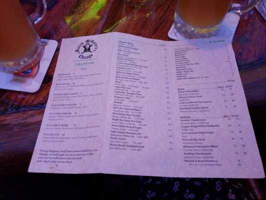Menu photo 3 Butch McGuire's Chicago, IL