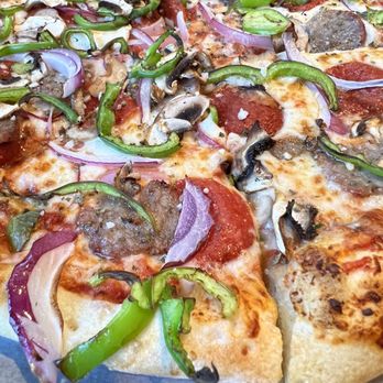 Stonefire Grill - Brea - Works 12" Two-Topping Pizza - Barbeque Near Me - Brea, California Stonefire Grill - Brea - Works 12" Two-Topping Pizza - Barbeque Near Me - Brea, California