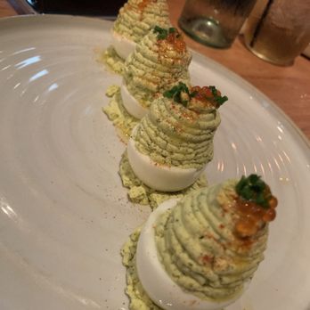 Yardbird Table & Bar - Deviled Eggs (Super Good) very pickley - Southern Near Me - Miami Beach, Florida