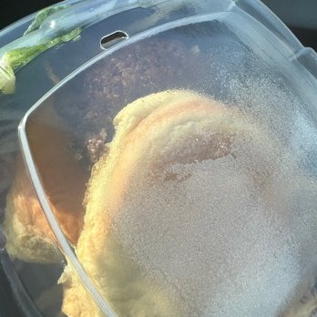 Herbie's Restaurant - Picture of the smash burger appetizer dumped into the to-go container. - New American Near Me - Clayton, Missouri Herbie's Restaurant - Picture of the smash burger appetizer dumped into the to-go container. - New American Near Me - Clayton, Missouri