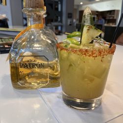 Three Sixty Kitchen + Bar - Jalapeño pineapple margarita! Amazing!!!
