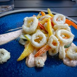 Fried Calamari -- candied lemon | chili aioli