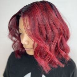 Hairby_Velvetminuet - Vivid Hair color - Red