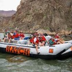 Motorized whitewater rafting trips down the Colorado River in the Grand Canyon