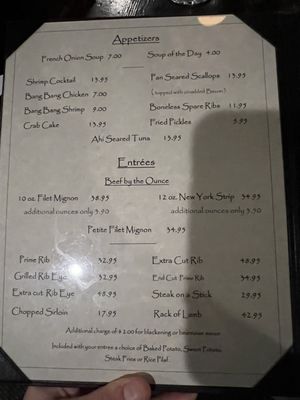 Menu photo 1 LB One Steakhouse Egg Harbor Township, NJ