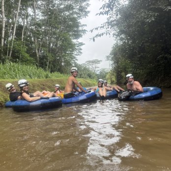 Kaua'i Backcountry Adventures - Mid point in the float - Tubing Near Me - Lihue, Hawaii Kaua'i Backcountry Adventures - Mid point in the float - Tubing Near Me - Lihue, Hawaii