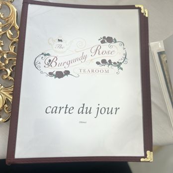 The Burgundy Rose Tearoom - Menu - Party & Event Planning Near Me - Livermore, California