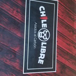 Chile Libre - menu cover page