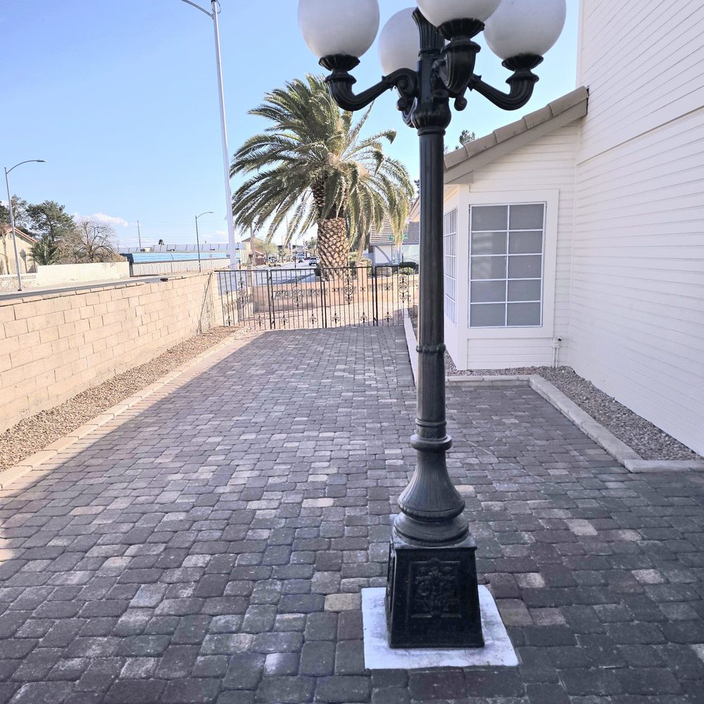 Everything Turf Pros - New pavers and tree removal and added rock to the left and right - Artificial Turf Near Me - Las Vegas, Nevada