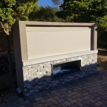 Nevada Rolling Shutter - TV Protection. - Shutters Near Me - Las Vegas, Nevada