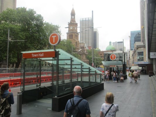 Town Hall Train Station by null