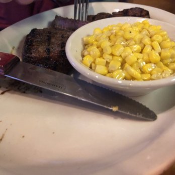 Texas Roadhouse - 8oz ribeye with corn - American Near Me - Conroe, Texas Texas Roadhouse - 8oz ribeye with corn - American Near Me - Conroe, Texas
