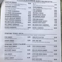 Sportsman's Paradise - Menu
