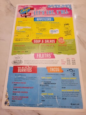 Menu photo 8 Chuy's Plano, TX Menu photo 8 Chuy's Plano, TX