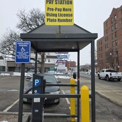 Paid parking lot