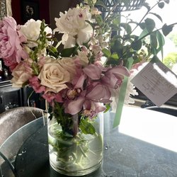 Red Bank Flowers - Sloppy arrangement. No care whatsoever