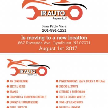 IRAuto Repairs - Auto Repair Near Me - Lyndhurst, New Jersey IRAuto Repairs - Auto Repair Near Me - Lyndhurst, New Jersey