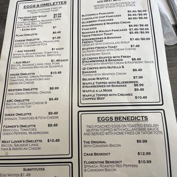 Mel’s Place - Menu - Breakfast & Brunch Near Me - Villas, New Jersey