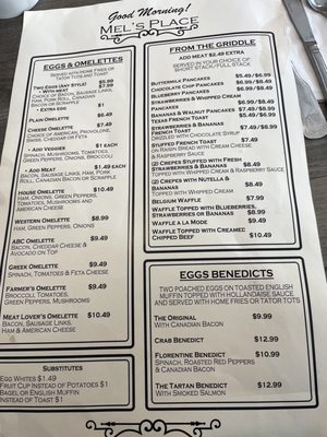 Menu photo 5 Mel’s Place Villas, NJ