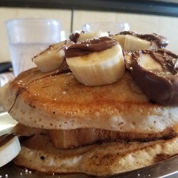 Sky Blue Cafe - Banana and Nutella stuffed pancakes! - Coffee & Tea Near Me - Nashville, Tennessee