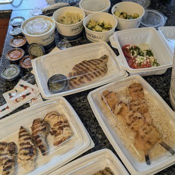 California Fish Grill - Grilled Seafood, Chicken Tenders & Squash, Skewered Shrimp, Seasoned Tomato & Feta, Cauliflower Rice. - Seafood Near Me - Irvine, California California Fish Grill - Grilled Seafood, Chicken Tenders & Squash, Skewered Shrimp, Seasoned Tomato & Feta, Cauliflower Rice. - Seafood Near Me - Irvine, California