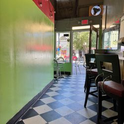Weird green pop-out wall
