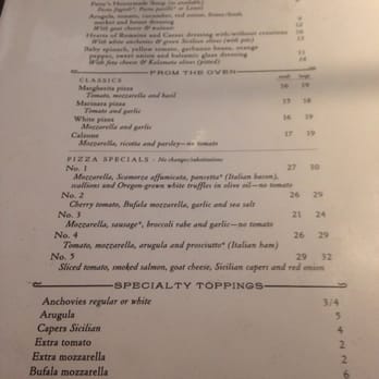 Juliana's - Menu...lunch...2/28/15 - Pizza Near Me - Brooklyn, New York