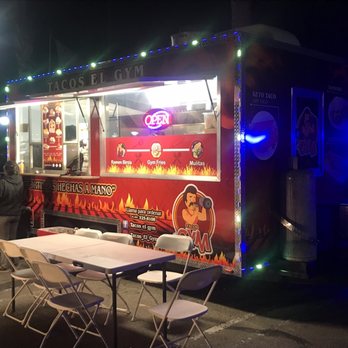 Tacos El Gym - a food truck at night - Tacos Near Me - Santa Maria, California Tacos El Gym - a food truck at night - Tacos Near Me - Santa Maria, California
