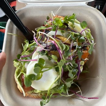 The Cabin Drive-Thru - Wow so unique the avocado toast - Coffee & Tea Near Me - Stevenson, Washington