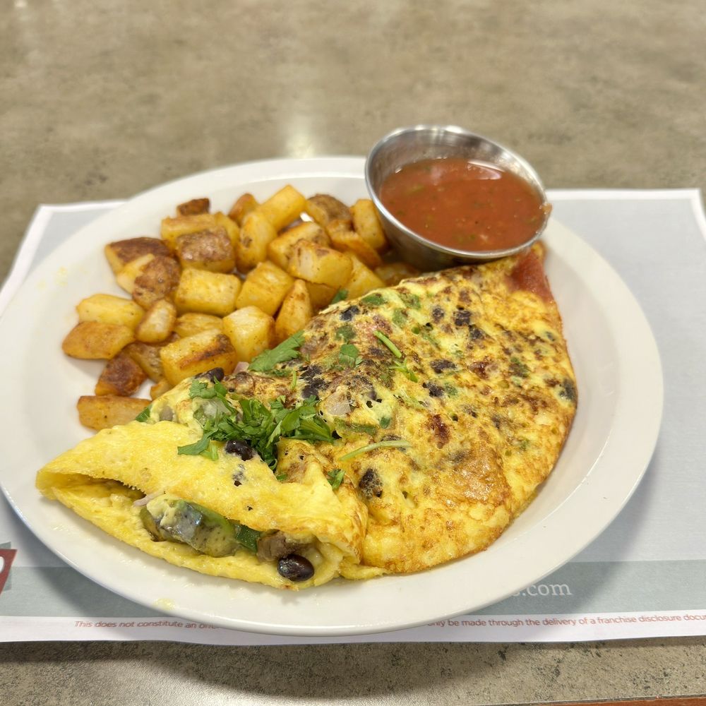 Turning Point - Power Trip Omelet. JUST eggs omelet with Beyond Breakfast Sausage, avocado, black beans, peppers, onions & Cilantro and breakfast potatoes. - Breakfast & Brunch Near Me - Manalapan, New Jersey Turning Point - Power Trip Omelet. JUST eggs omelet with Beyond Breakfast Sausage, avocado, black beans, peppers, onions & Cilantro and breakfast potatoes. - Breakfast & Brunch Near Me - Manalapan, New Jersey