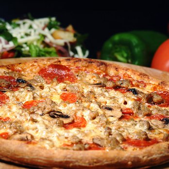 BRK Pizza - Pepperoni, mushroom, and sausage pizza. - Pizza Near Me - Naples, Florida