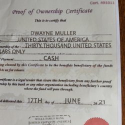 Wells Fargo Bank - My name is miss Poilpot from france could you answer to me ul this document is valid thank