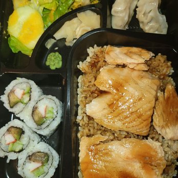 Food For Life - Salmon teriyaki bento box - Delis Near Me - Englewood Cliffs, New Jersey Food For Life - Salmon teriyaki bento box - Delis Near Me - Englewood Cliffs, New Jersey